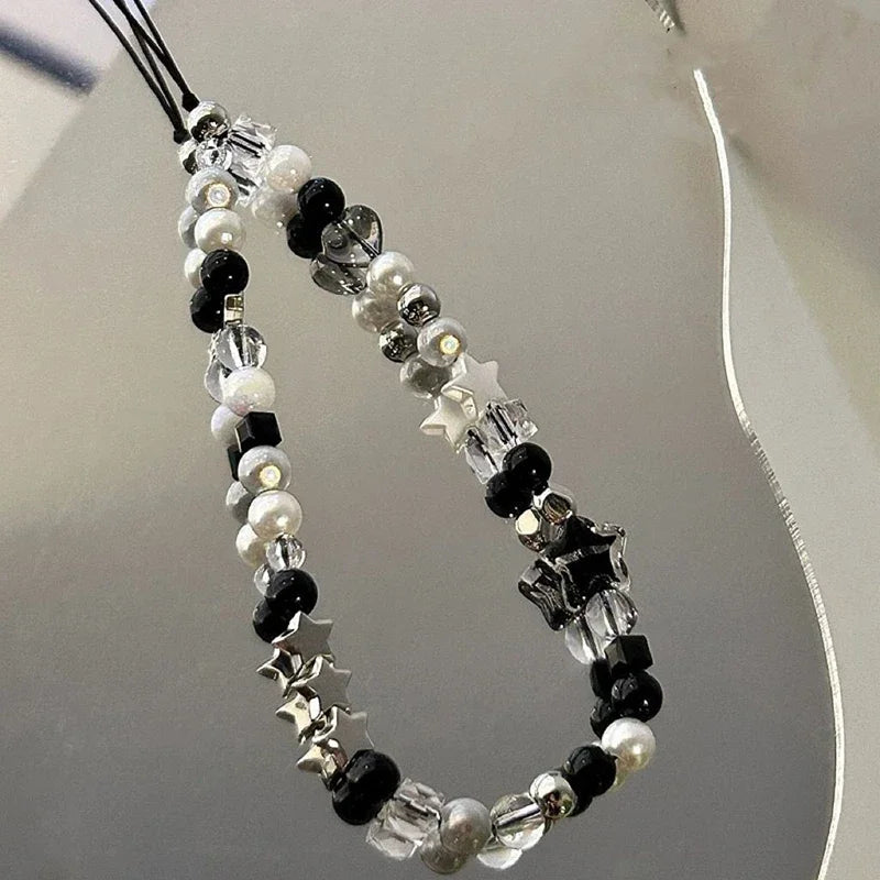 Star Pearl Beaded Phone Charms