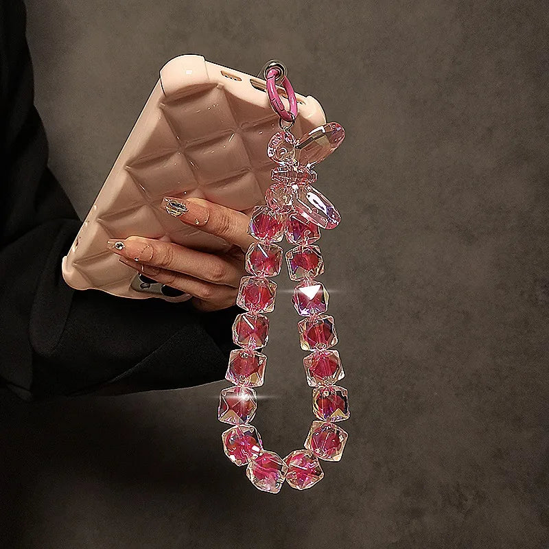 Creative Fashion Beads Phone Wrist Chain