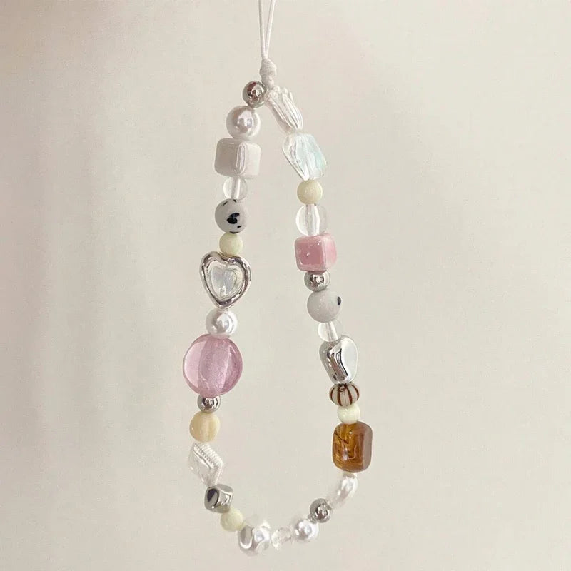 Star Pearl Beaded Phone Charms