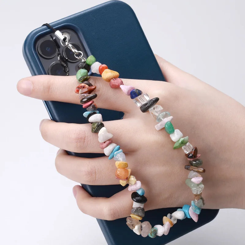 Moonstone Crystal Handmade Natural Stone Beaded Phone Charms