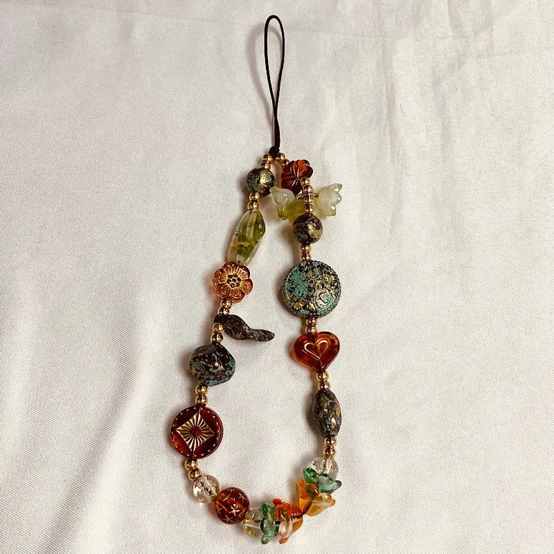 Beaded Phone Charm Strap
