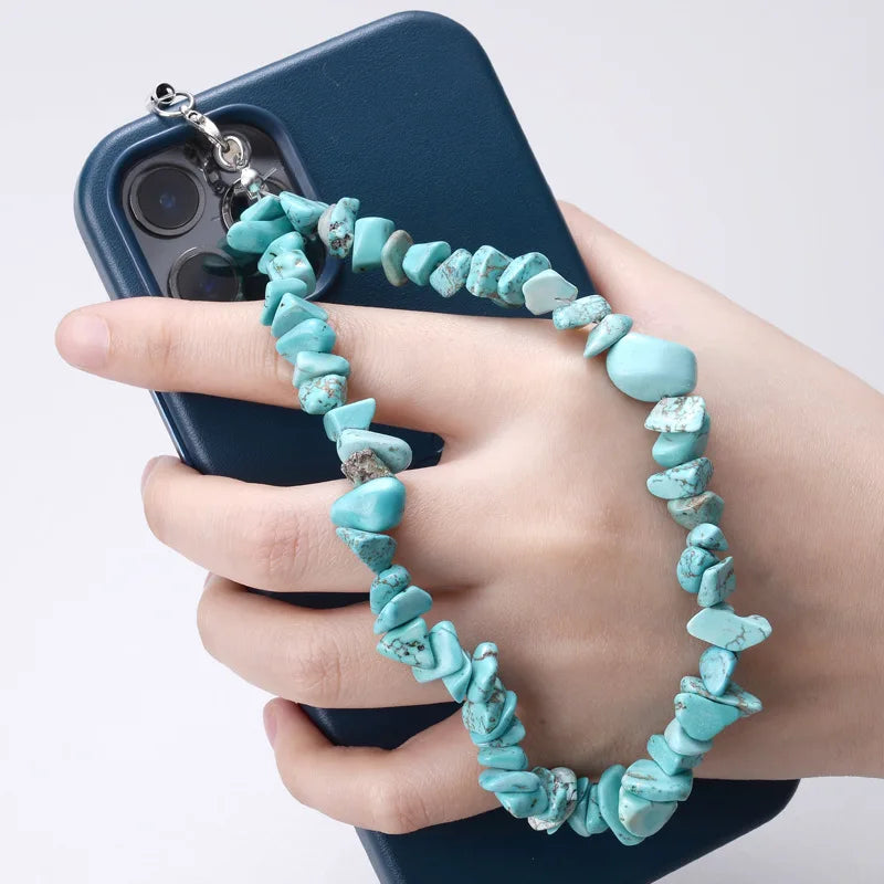 Moonstone Crystal Handmade Natural Stone Beaded Phone Charms