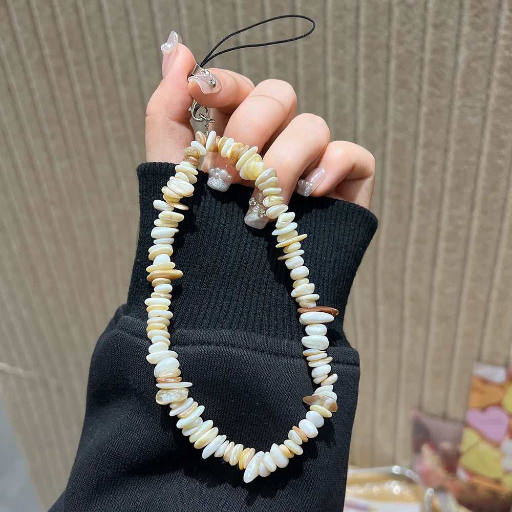 Moonstone Crystal Handmade Natural Stone Beaded Phone Charms
