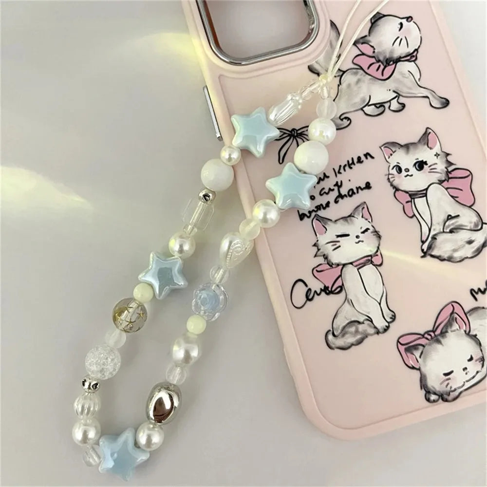 Star Pearl Phone Charms