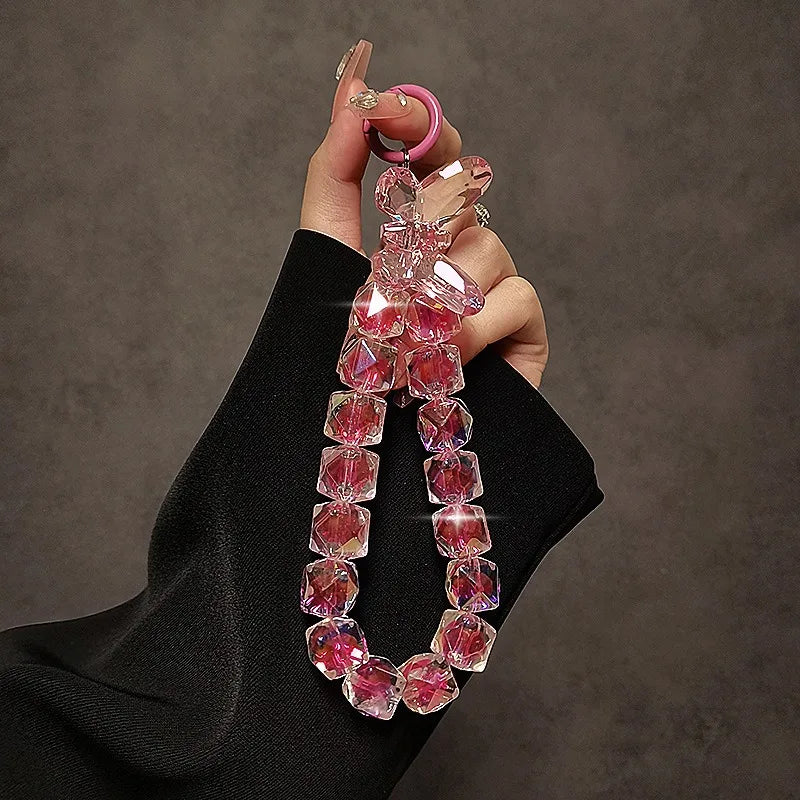 Creative Fashion Beads Phone Wrist Chain