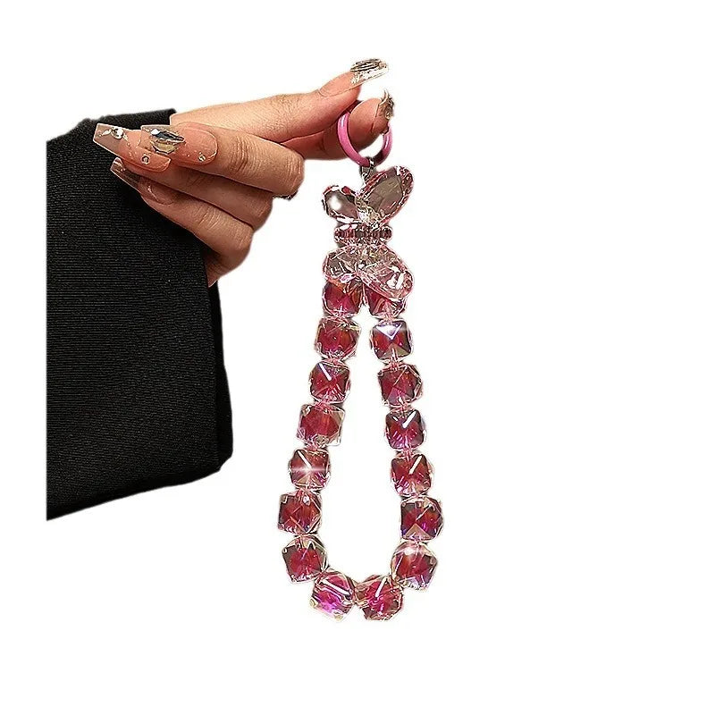 Creative Fashion Beads Phone Wrist Chain