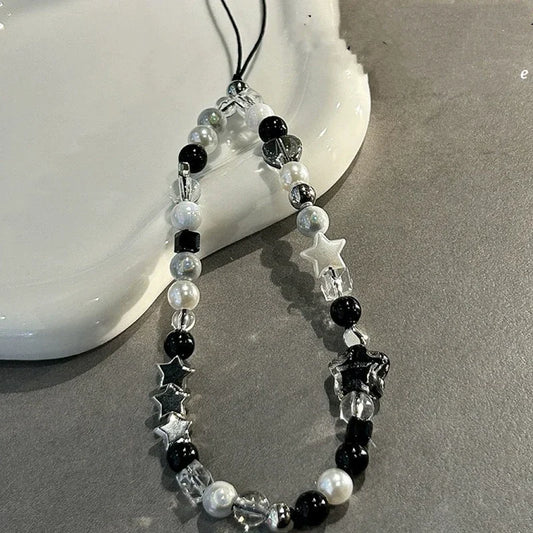 Star Pearl Beaded Phone Charms